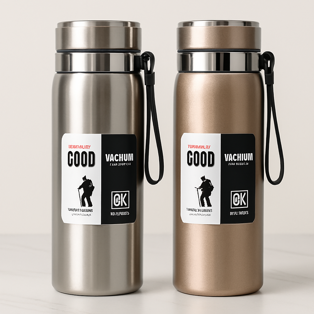 1000ml Stainless Steel Thermos Flask | Hot & Cold Vacuum Bottle