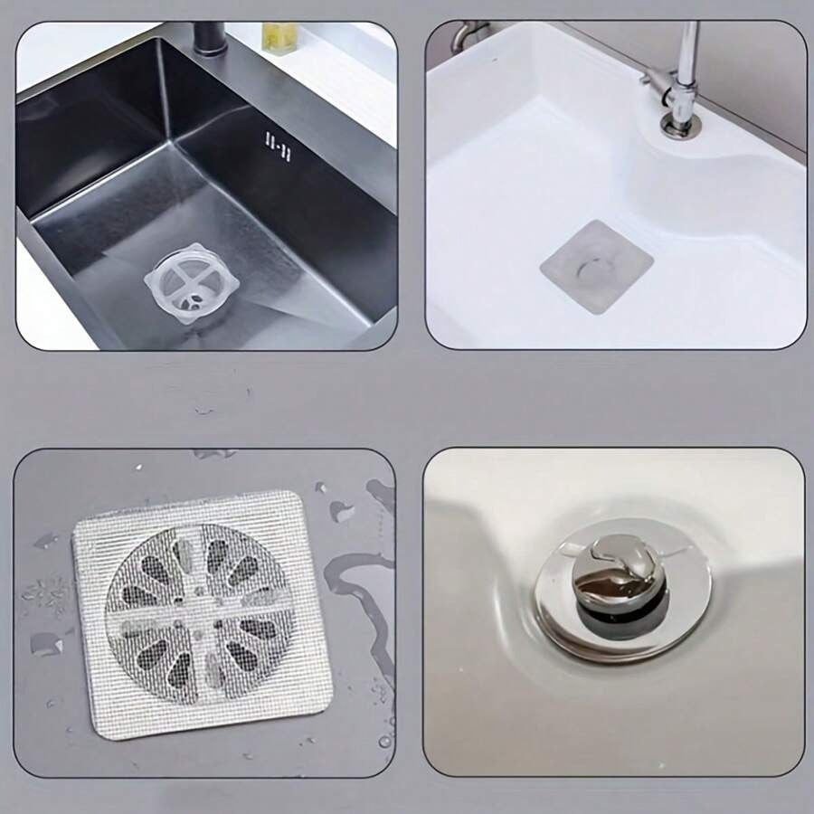 10 Pcs Multifunctional Net Stickers for Bathroom & Kitchen Use