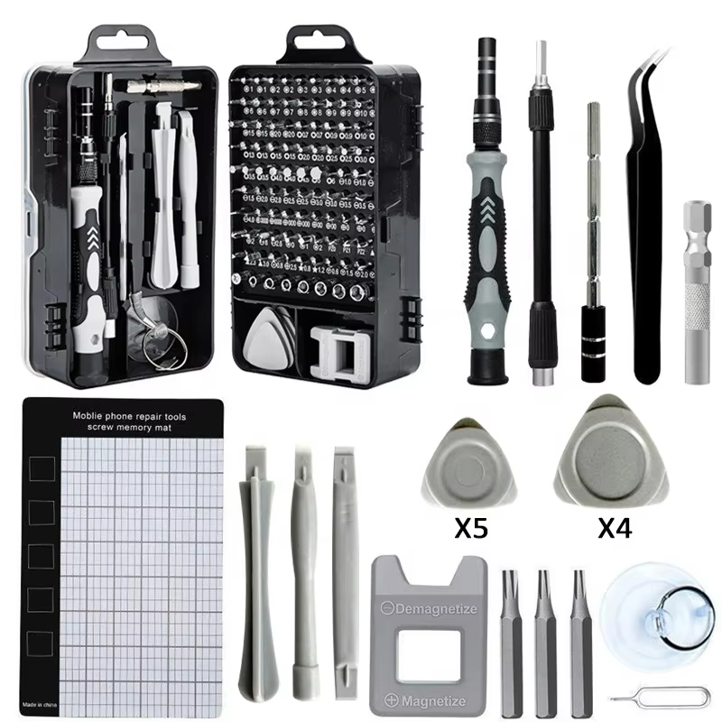 115-in-1 Magnetic Screwdriver Set – Repair Kit for Electronics