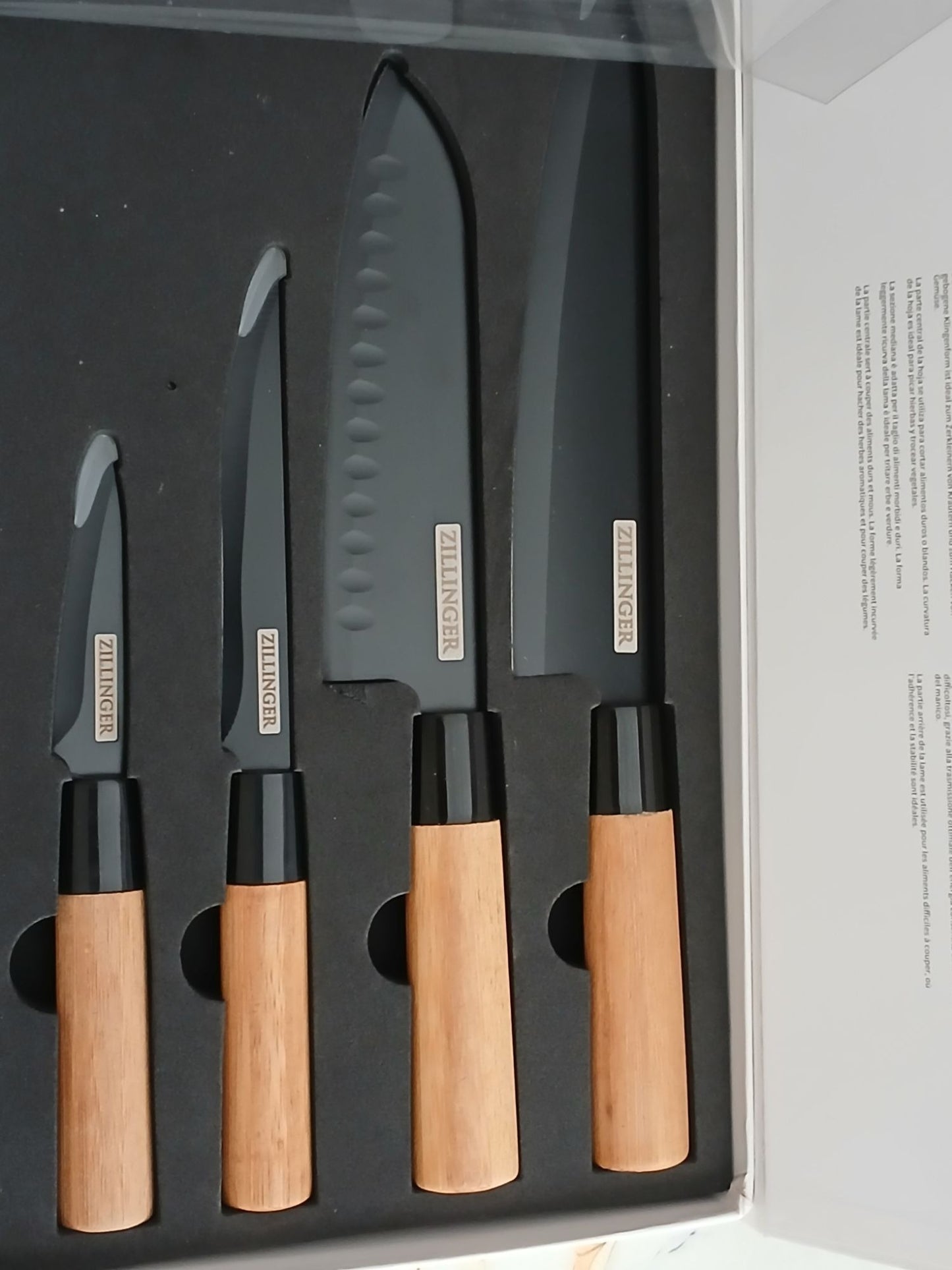 4-Piece Japanese Kitchen Knife Set | Stainless Steel Blades