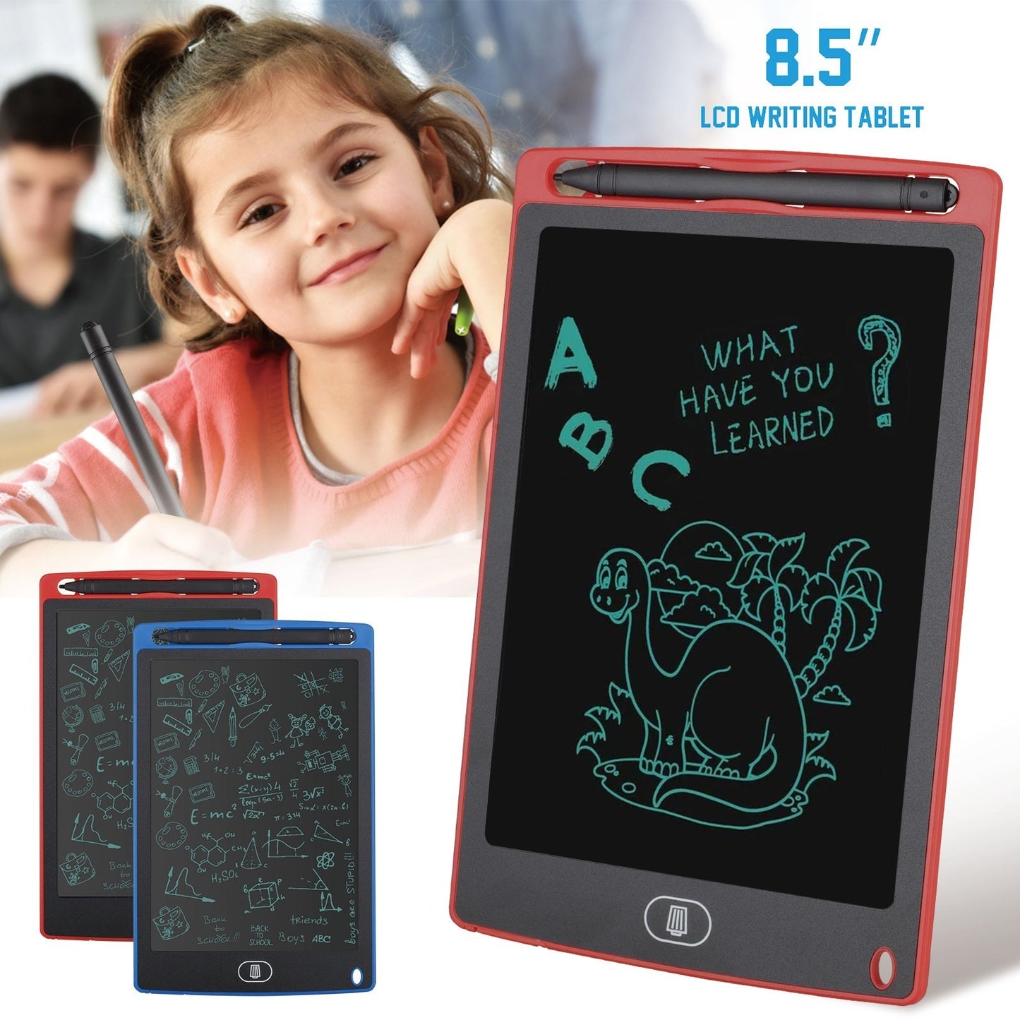 8.5 Inch LCD Writing Tablet for Kids – Doodle & Drawing Board