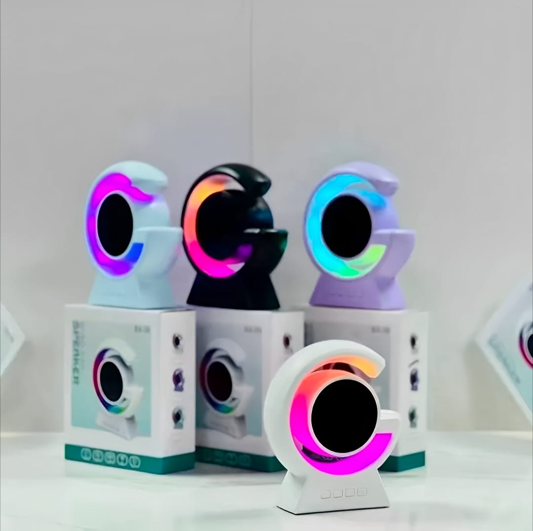 BX-39 Mini G Bluetooth Speaker with RGB Light & Wireless Charging