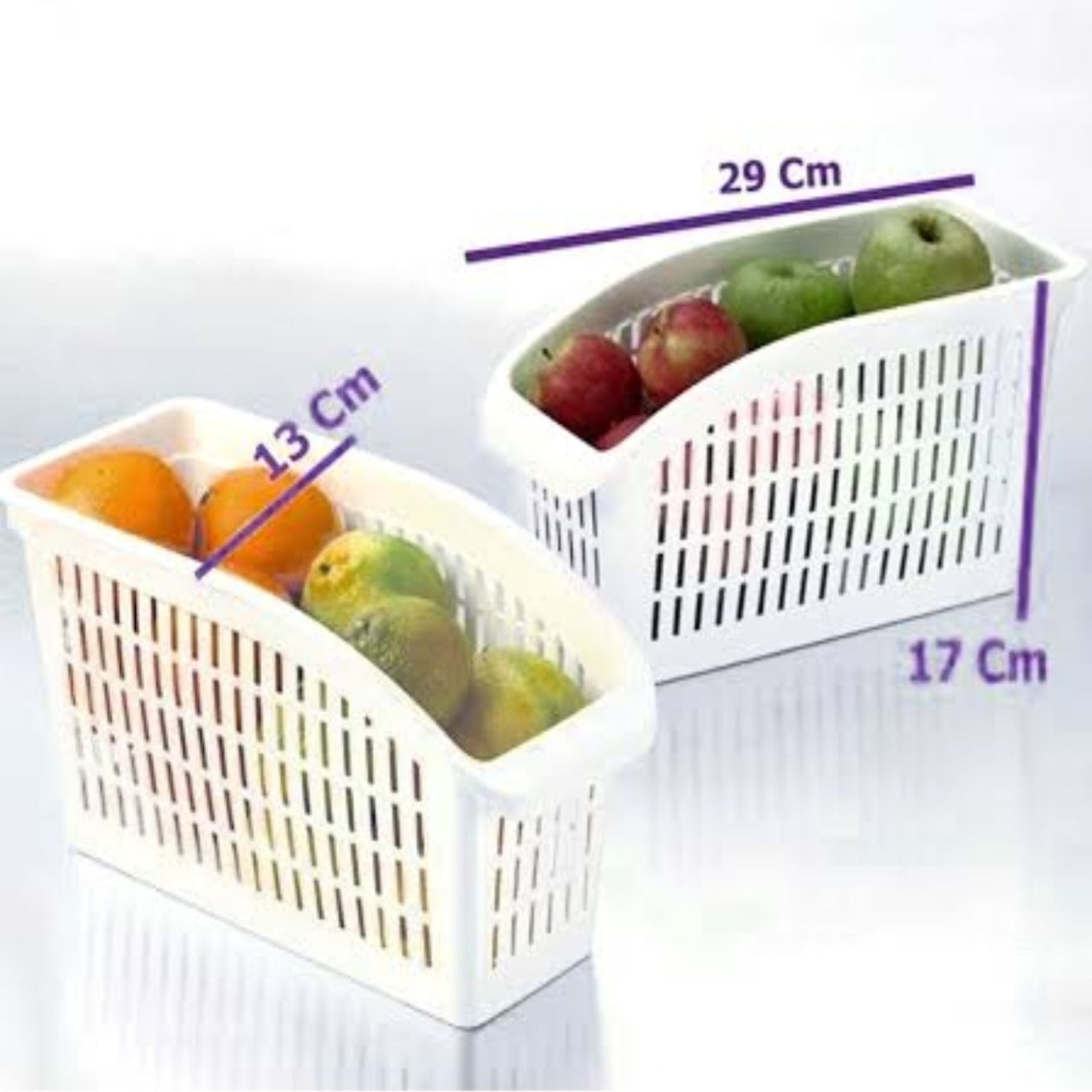 Kitchen Organizer Basket for Fridge, Fruits & Vegetables