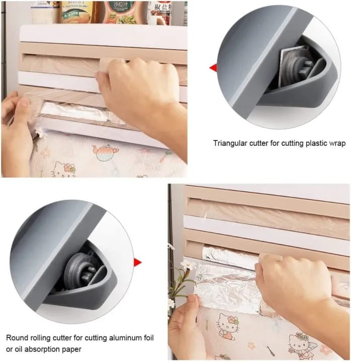 Kitchen Roll Dispenser for Foil, Cling Film & Paper Towels