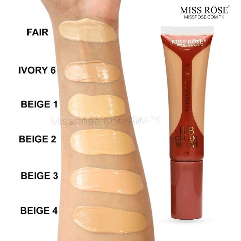 Miss Rose BB Cream Perfect Cover Foundation – Beige 1