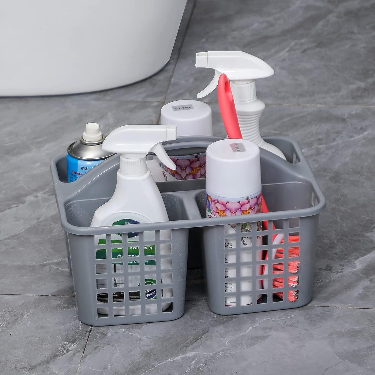 Multipurpose Plastic Sink & Shower Caddy Basket Organizer
