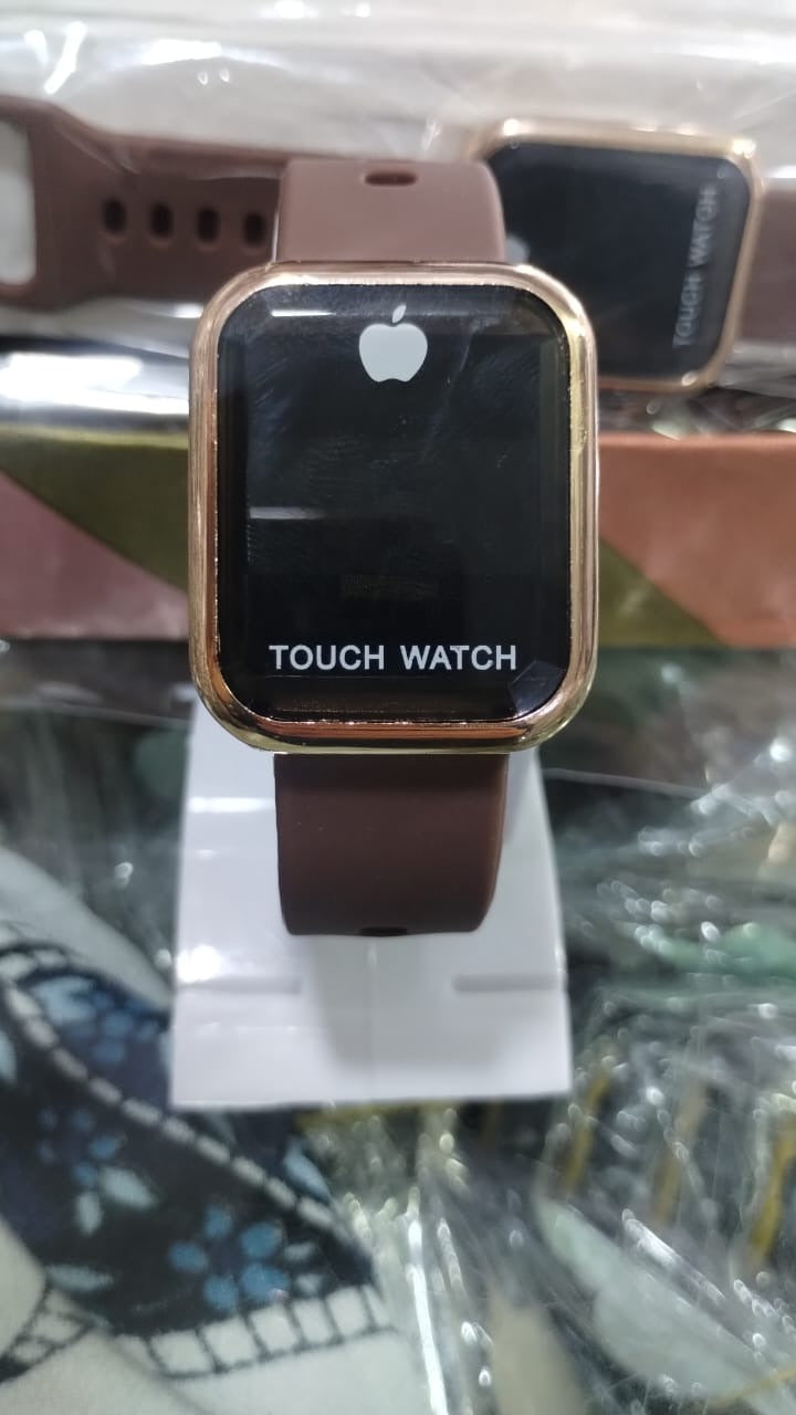 Touch LED Digital Watch – Casual Sports Unisex Square Design