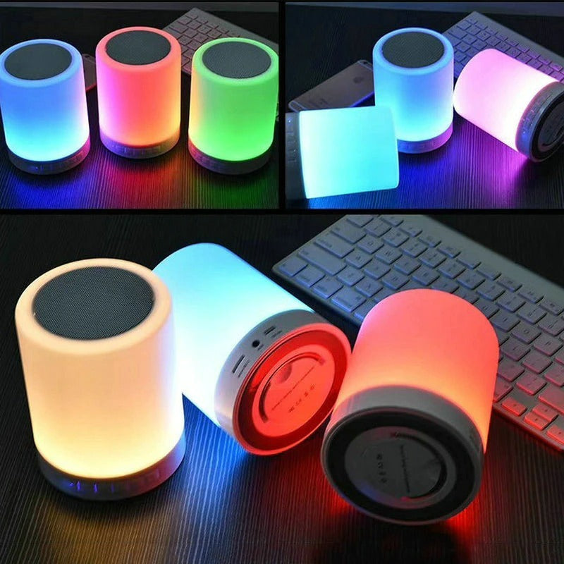 Touch Lamp Bluetooth Speaker | Color Changing Night Light