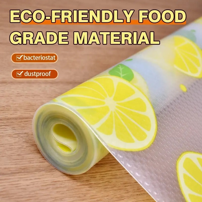 Waterproof Printed Fridge Mats | Washable Refrigerator Liners
