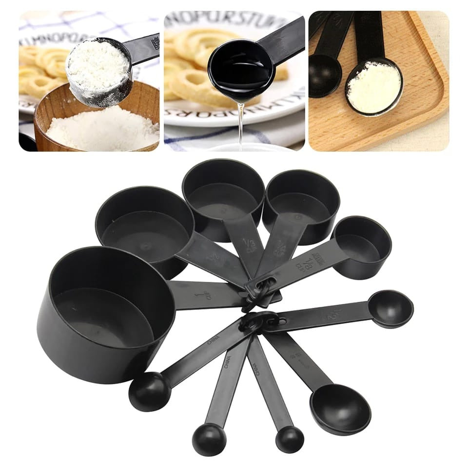 10pcs Kitchen Measuring Spoons Set For Baking & Cooking
