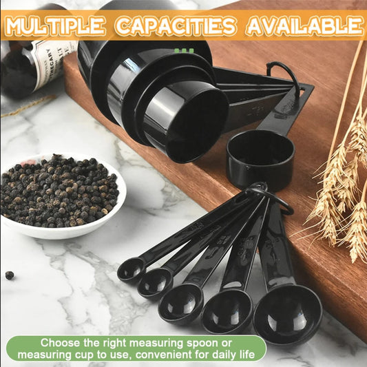 10pcs Measuring Spoons & Cups Set for Cooking & Baking