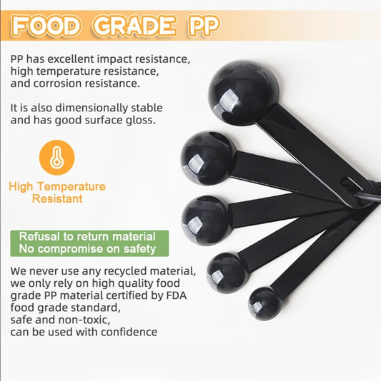 10pcs Measuring Spoons & Cups Set for Cooking & Baking