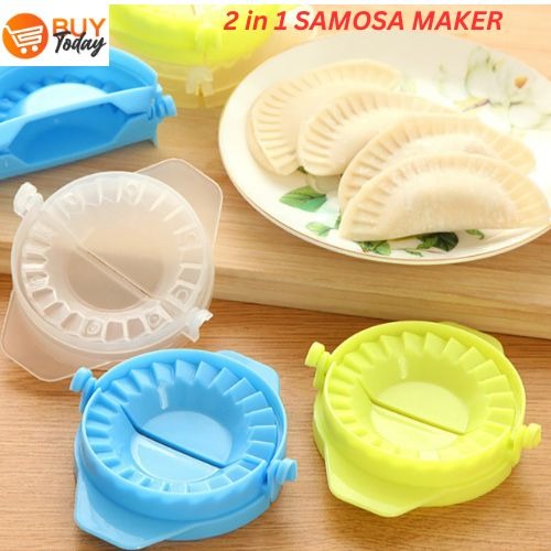 2 in 1 Dumpling & Samosa Maker Mold | Pastry Cutter Tool