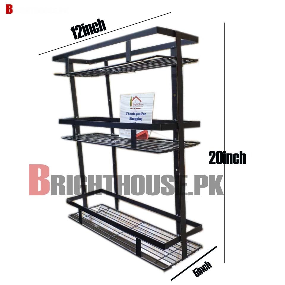 3-Tier Spice Rack Organizer – Kitchen, Bathroom & Makeup Storage
