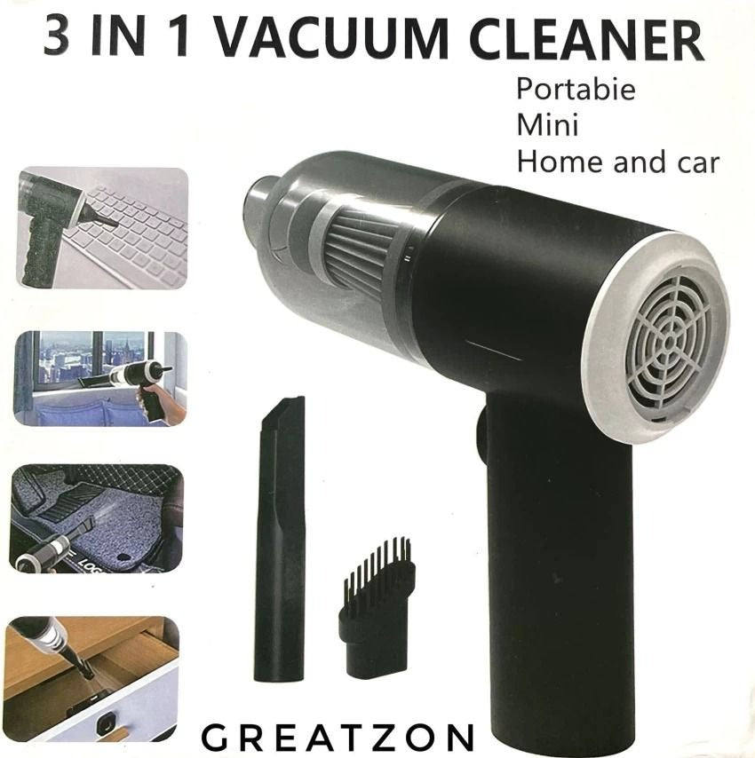 3-in-1 Portable Wireless Vacuum Cleaner – Home, Car & Laptop