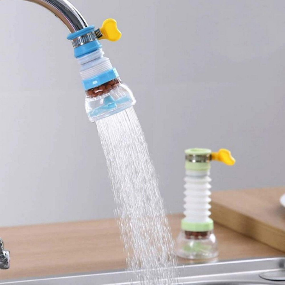 360° Rotatable Kitchen Faucet Tap with Water Saving Filter