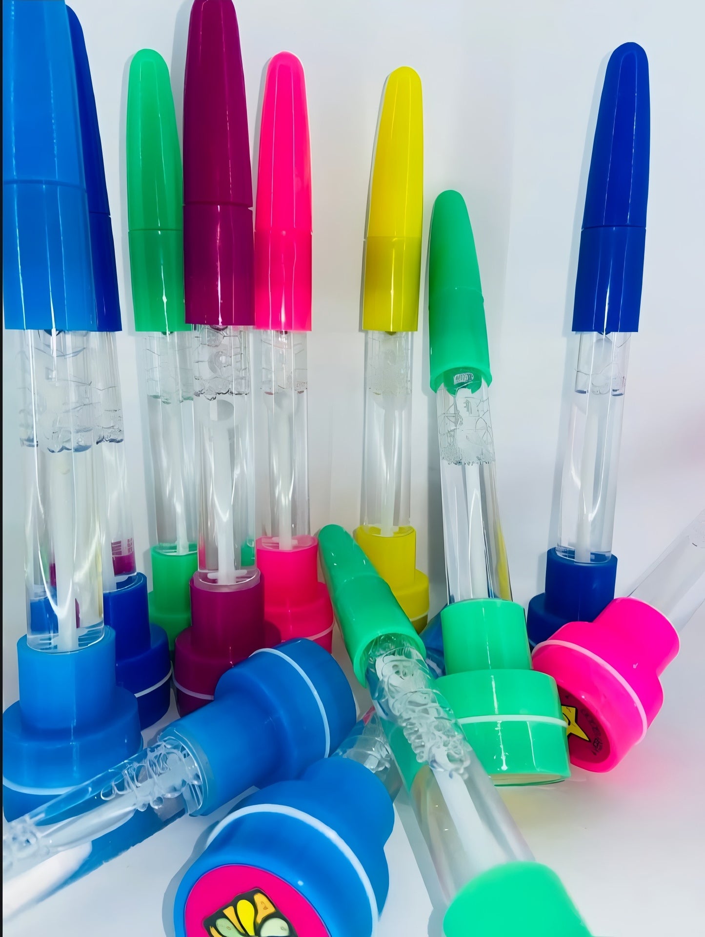 4-in-1 Fun Pen with Stamp, Bubbles, Light & Writing Function