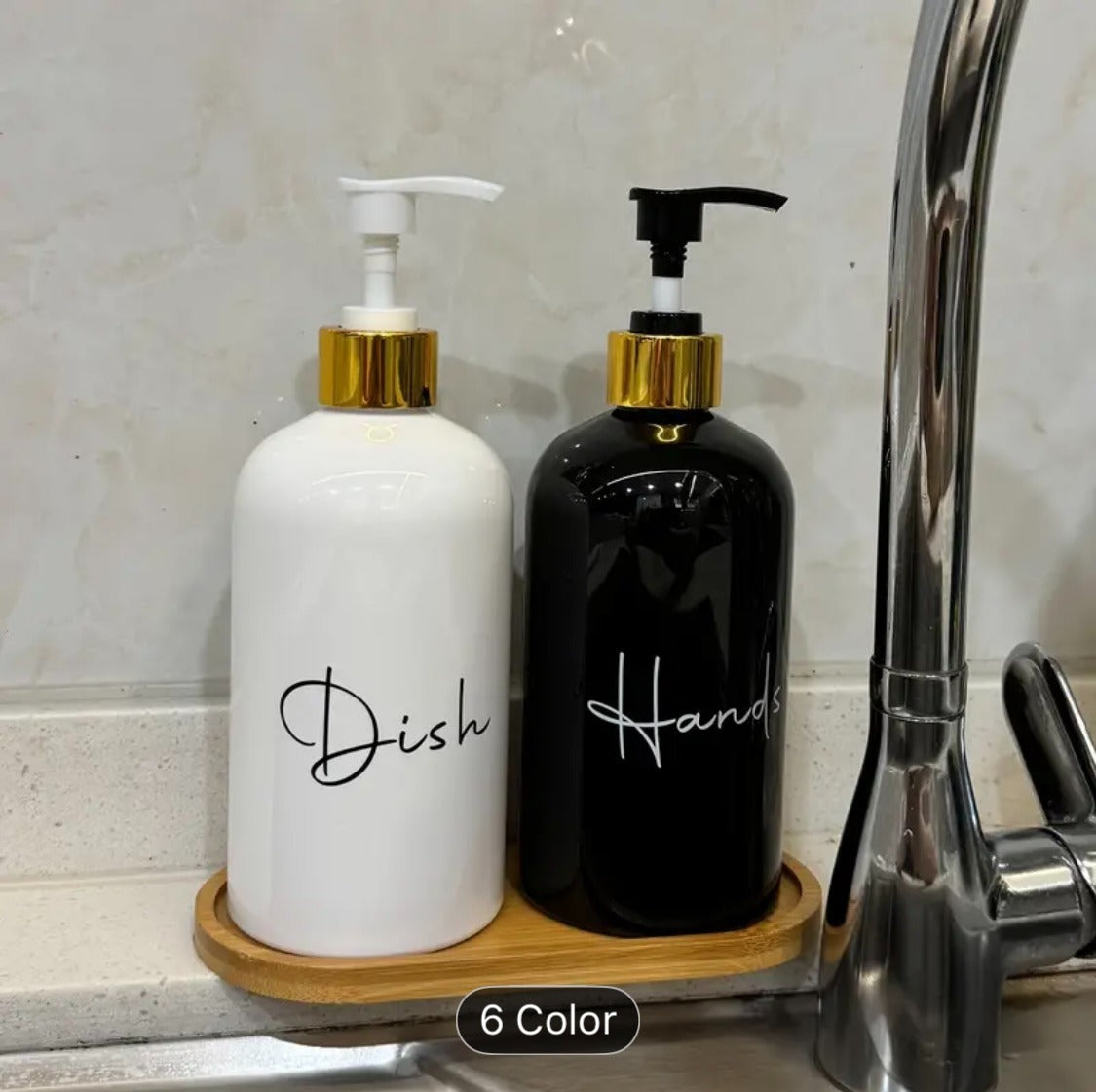 500ml Refillable Shower Dispenser Bottles with Pump for Bathroom