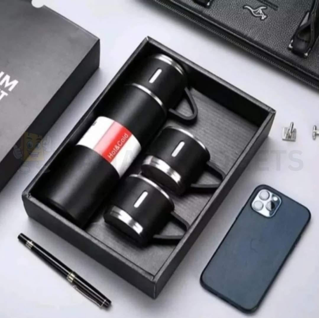 500ml Stainless Steel Vacuum Flask Travel Set