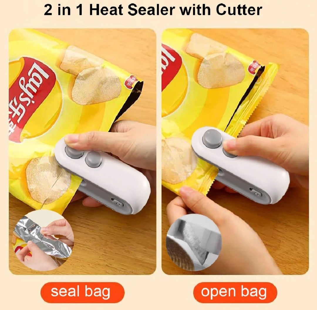 5USB Mini Heat Sealing Machine – Portable Handheld Bag Sealer