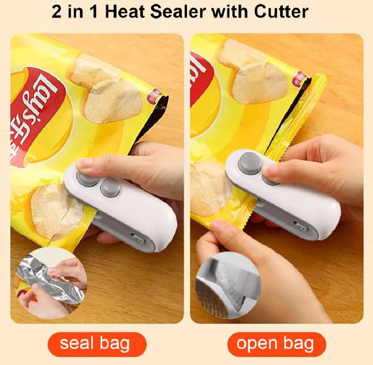 5USB Mini Heat Sealing Machine – Portable Handheld Bag Sealer