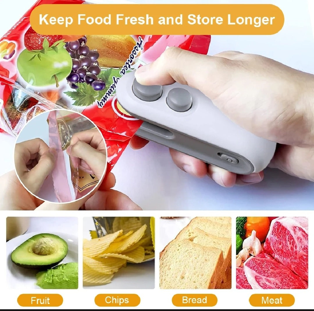 5USB Mini Heat Sealing Machine – Portable Handheld Bag Sealer