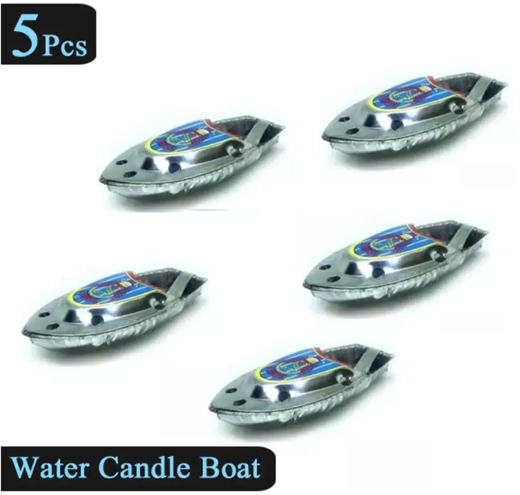 5 Pcs Pop Pop Water Candle Boat Toy Set for Kids