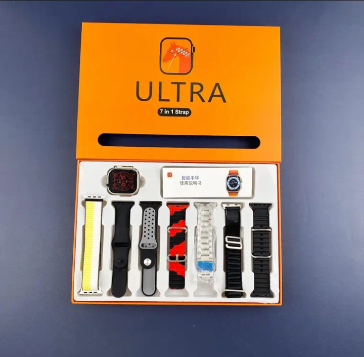 7-in-1 Ultra Smart Watch with Fitness & Bluetooth Calling