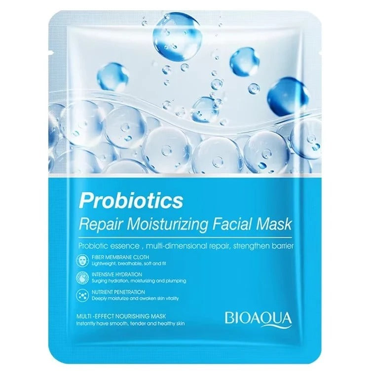 BIOAQUA Multi-Effect Facial Sheet Mask – Hydrating & Whitening