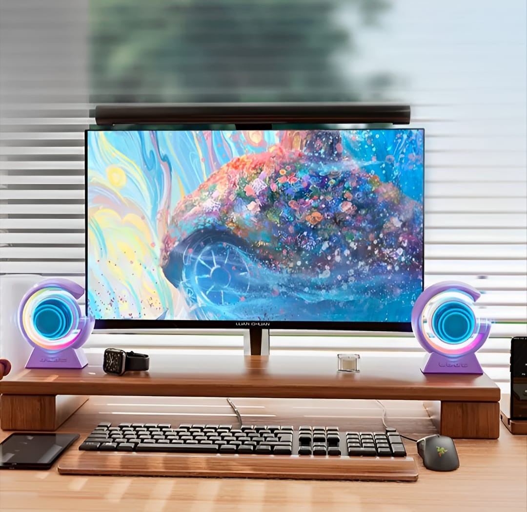 BX-39 Mini G Bluetooth Speaker with RGB Light & Wireless Charging