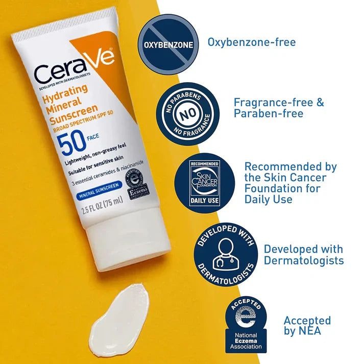 CeraVe 4 in 1 Skincare Kit – Cleanser, Cream, Serum & Sunblock