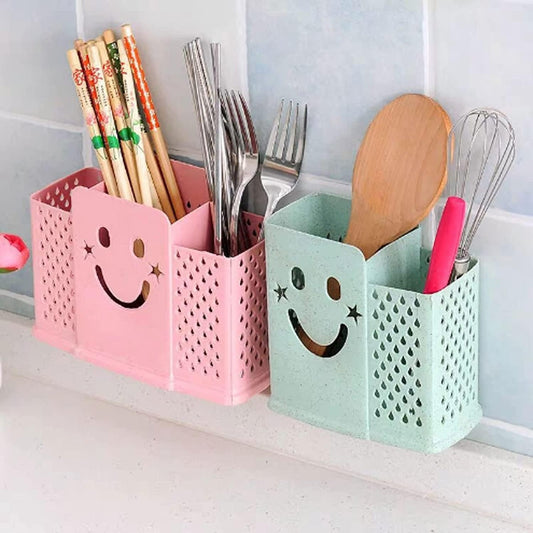 Chopsticks & Utensil Caddy – Kitchen Draining Rack Organizer