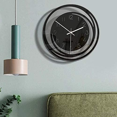 Creative Wooden Wall Clock Moon Design For Home