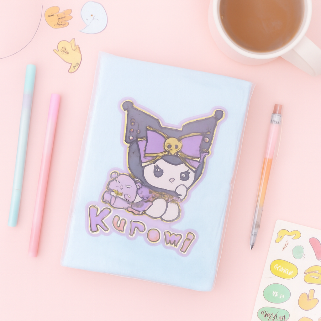 Cute Cartoon Plush Cover Diary – Soft Journal for Kids & Girls