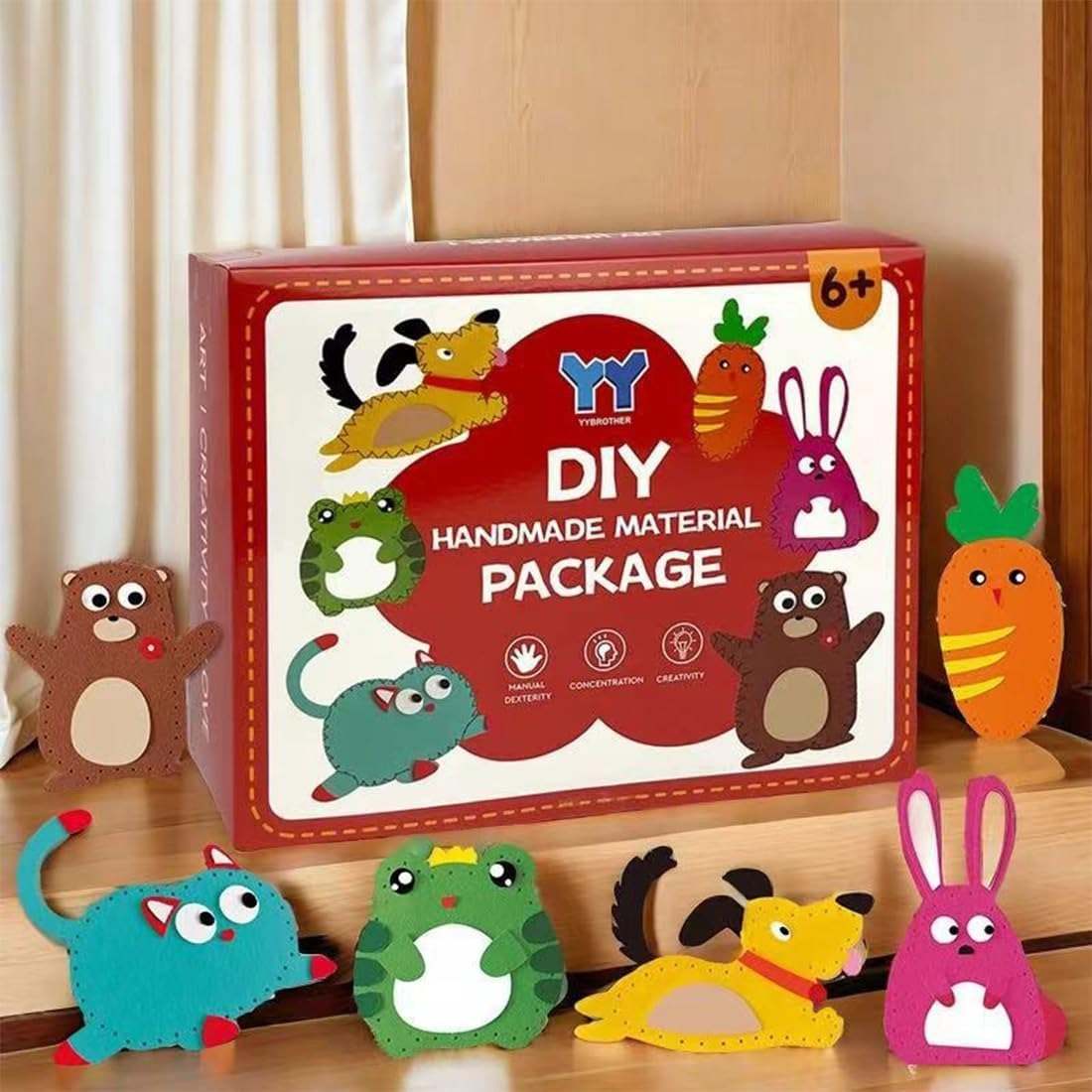 DIY Felt Sewing Kit for Kids – Fun Craft & Educational Set