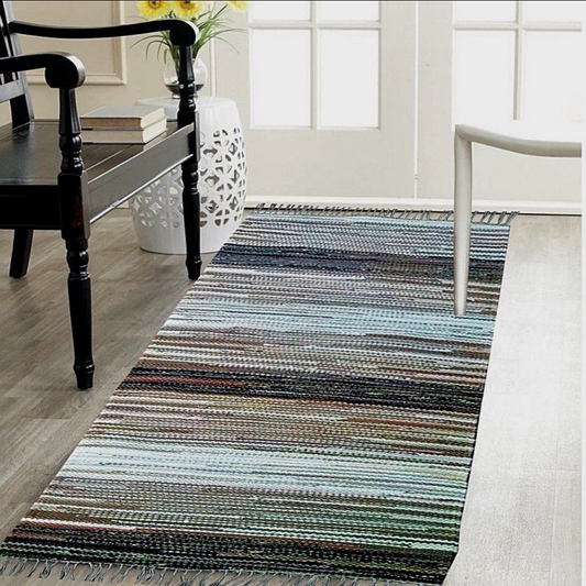 Doree Boree 4x6 Thick Chindi Cotton Hand Made Rug