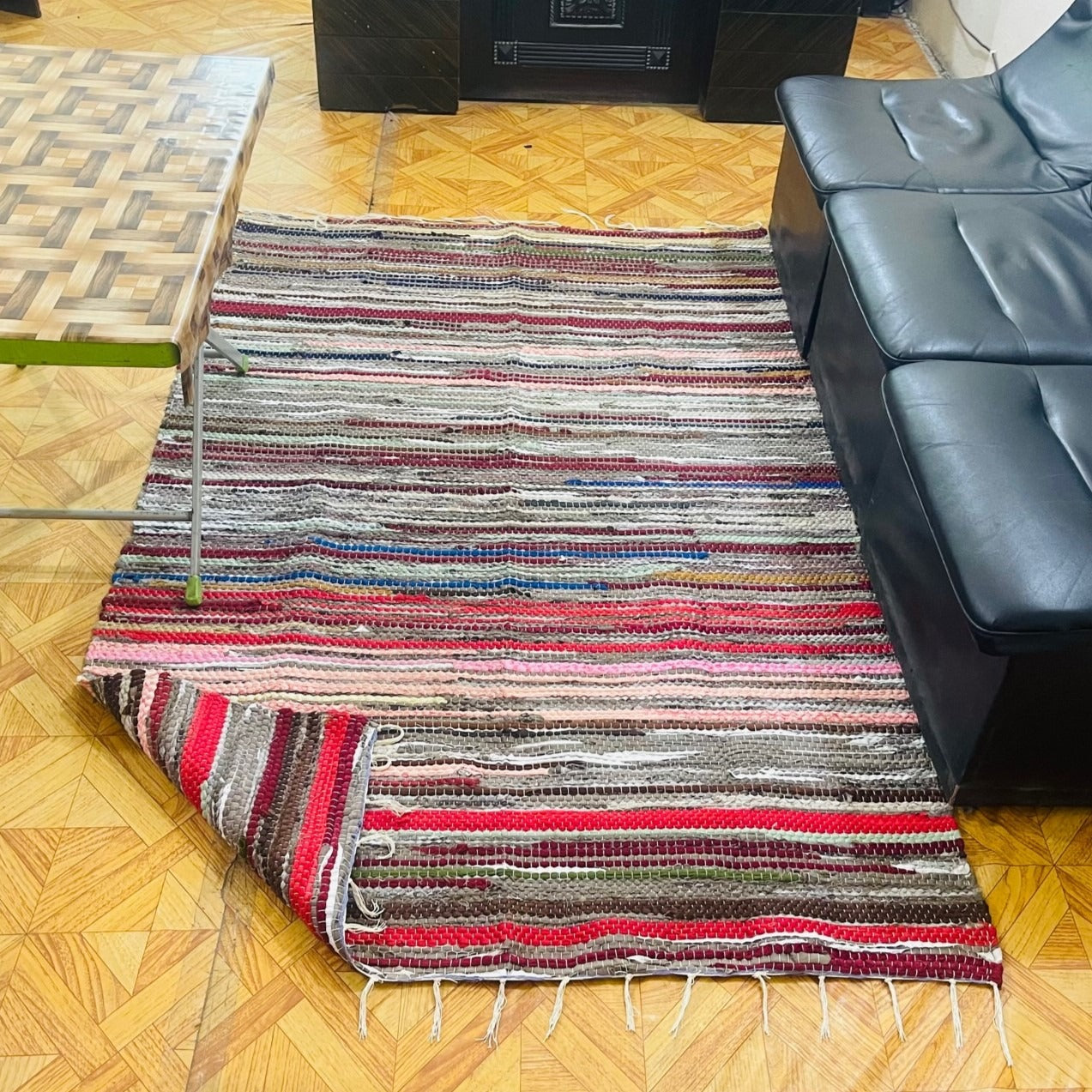 Doree Boree 4x6 Thick Chindi Cotton Hand Made Rug