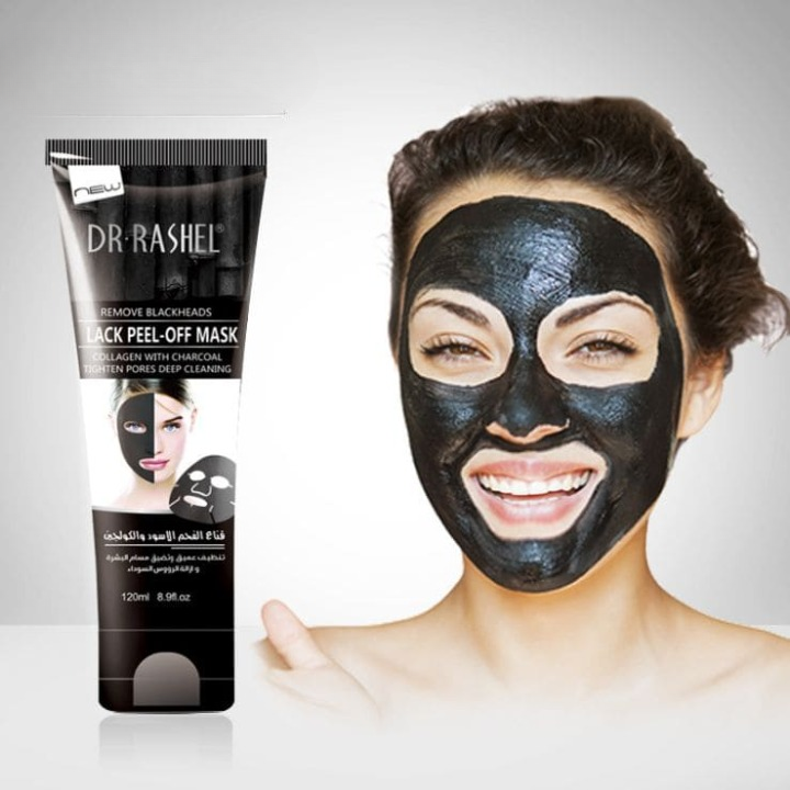 Dr. Rashel Blackhead Peel-Off Face Mask – Charcoal Purifying