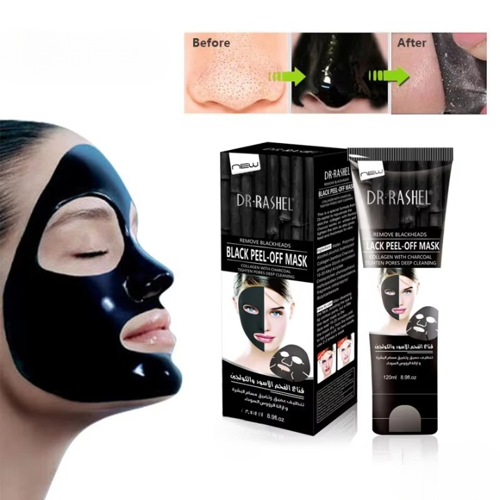 Dr. Rashel Blackhead Peel-Off Face Mask – Charcoal Purifying