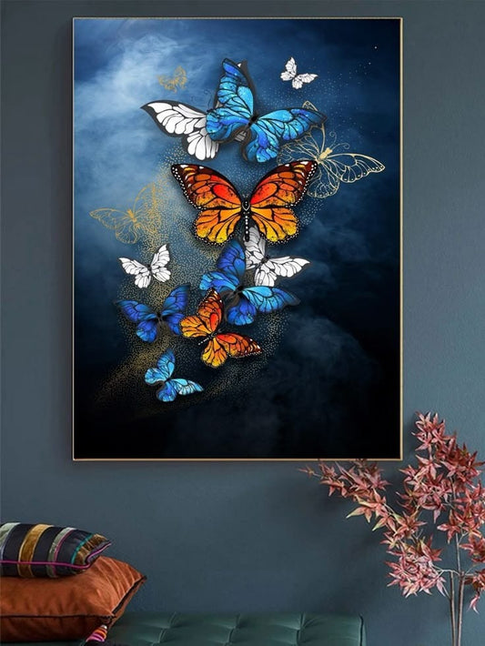 Elegant Metal Butterfly Wall Decoration