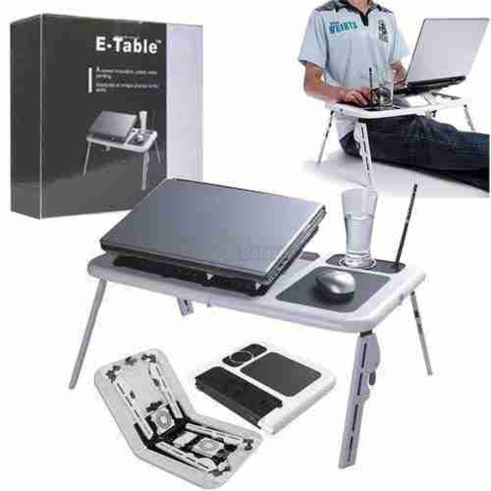 Flexible Portable Laptop E-Table – Foldable & Adjustable Stand