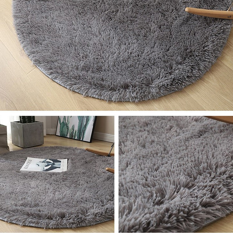 Fluffy Wool Rug Faux Fur Shaggy Carpet For Home