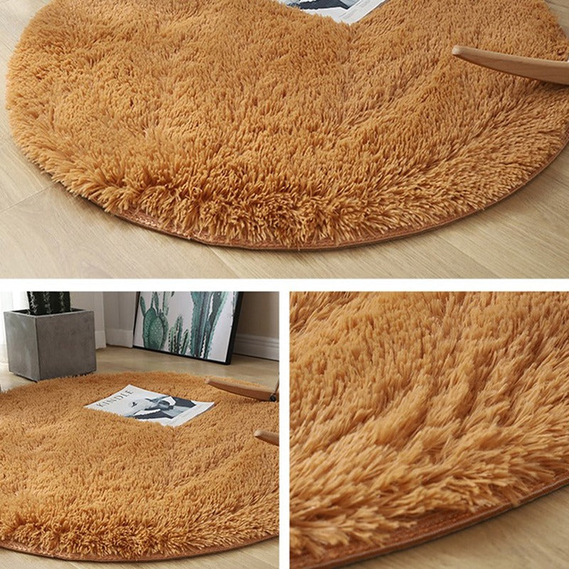 Fluffy Wool Rug Faux Fur Shaggy Carpet For Home