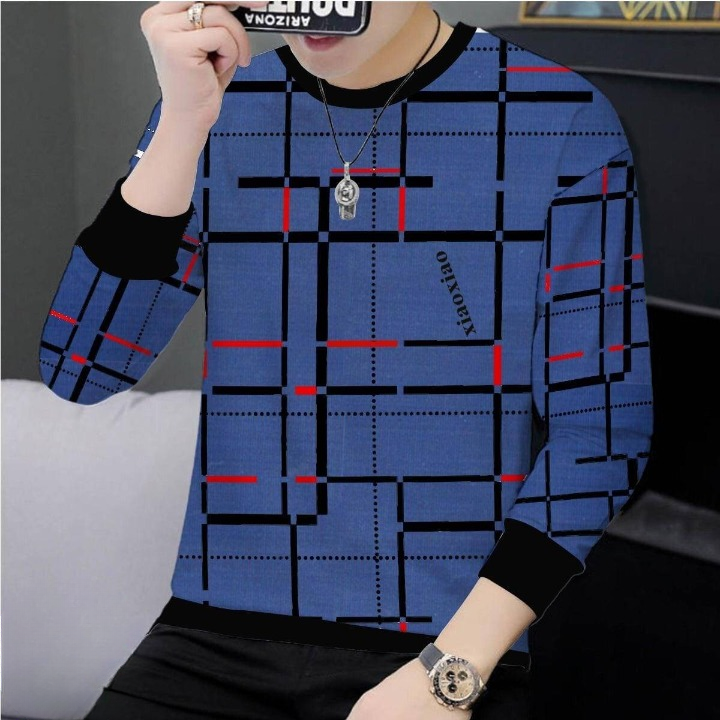 HY Boutique Lot Lining Screen Print Full Sleeve T-Shirt