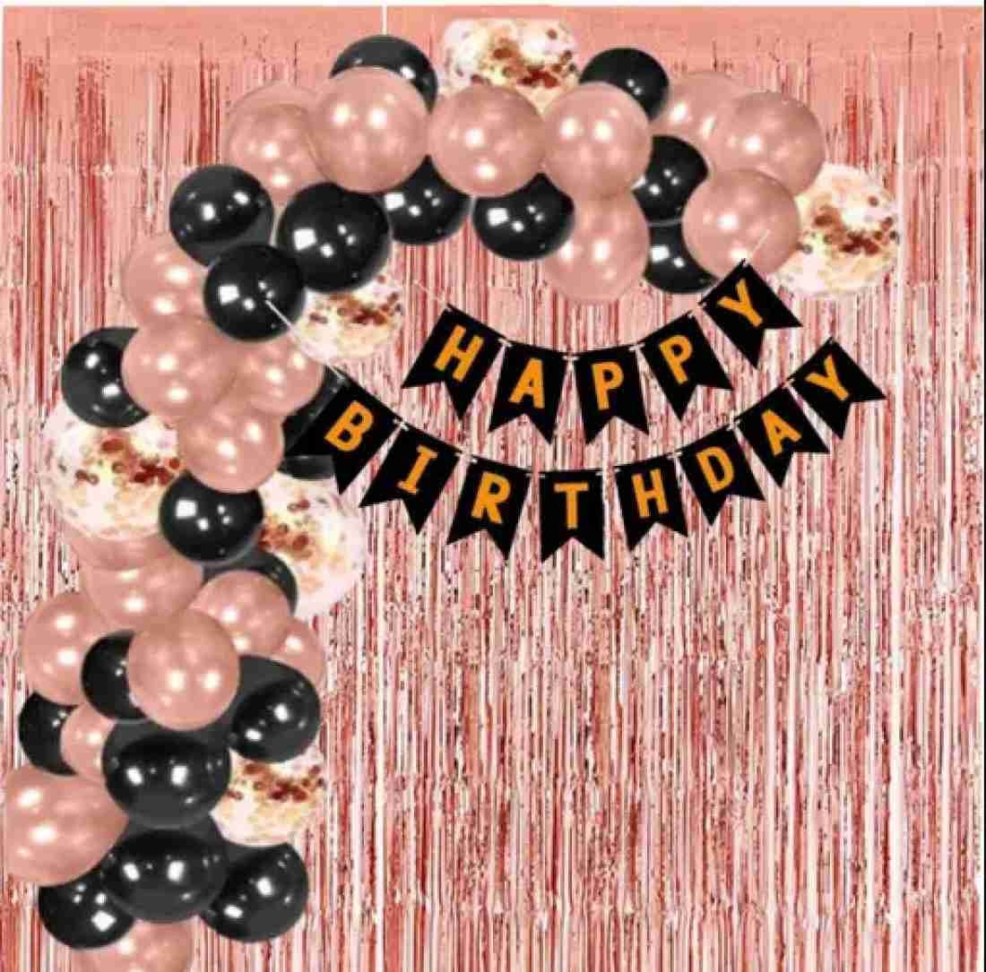 Happy Birthday Decoration Kit With Balloons And Banner