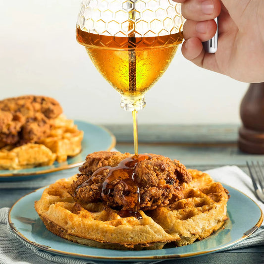 Honey Dispenser Jar 200ML – Kitchen Syrup & Juice Storage Pot