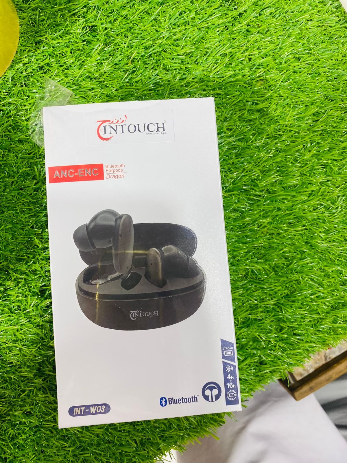 InTouch INT-W03 Bluetooth Earbuds – ANC, ENC & Gaming Sound