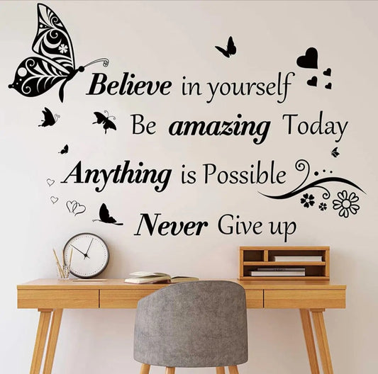 Inspirational Quotes Wooden Wall Art Room Decoration