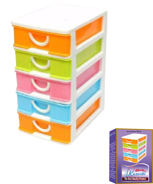 Karachi 5-Layer Multi-Color Mini Drawer Box for Kitchen Desktop