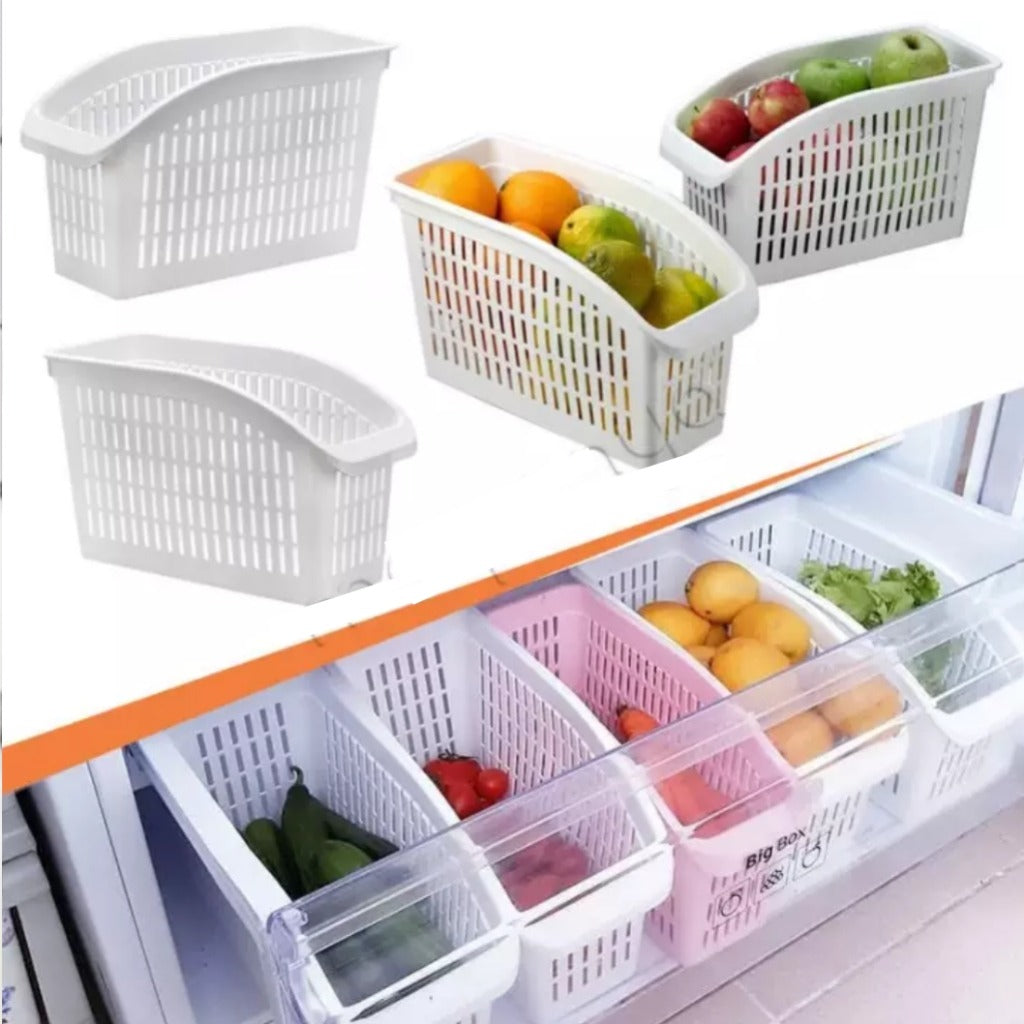 Kitchen Organizer Basket for Fridge, Fruits & Vegetables